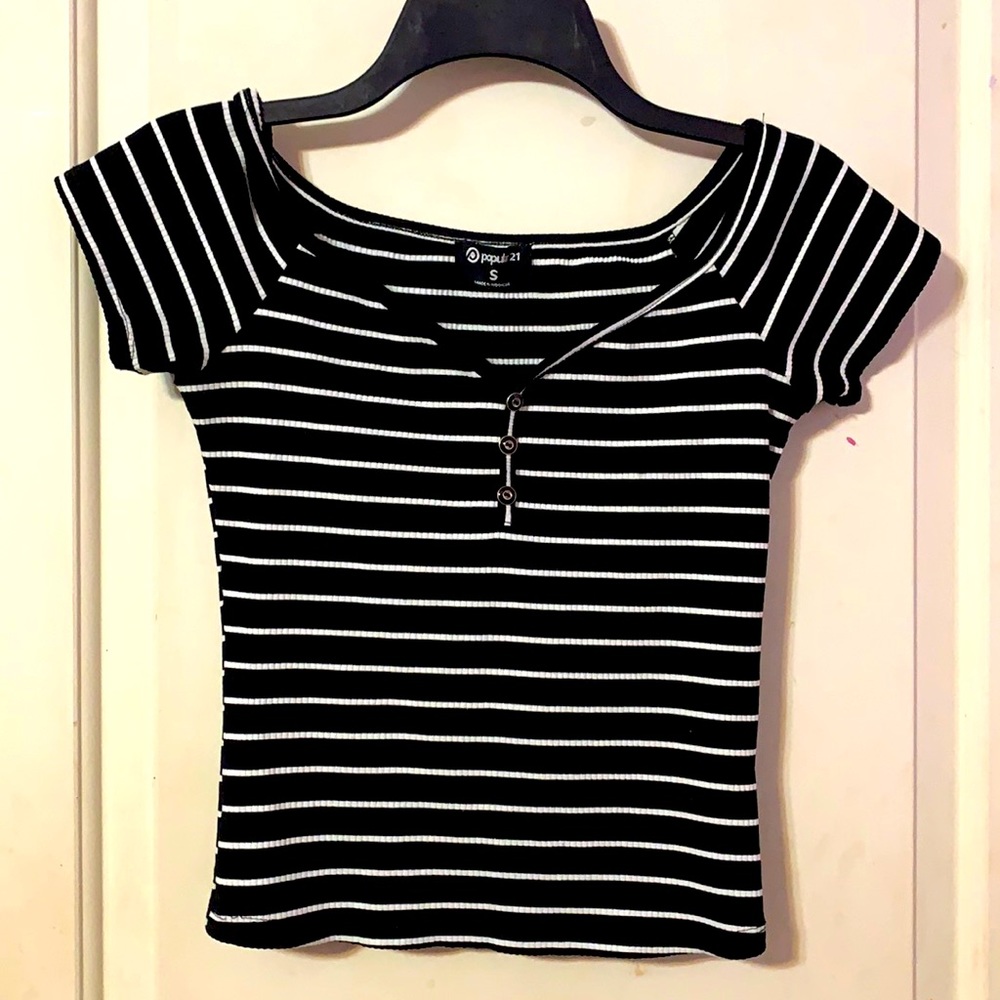 Black and White Top